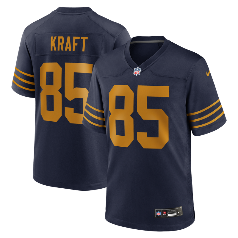 Green Bay Packers Tucker Kraft Navy jersey – view 1