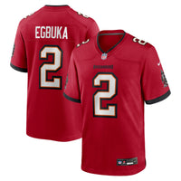 Tampa Bay Buccaneers Emeka Egbuka Red jersey – view 2