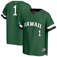 Hawaii Rainbow Warriors Lightweight Green jersey – view 1