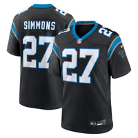 Carolina Panthers Isaiah Simmons Black jersey – view 2