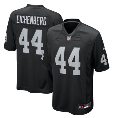 Las Vegas Raiders Tommy Eichenberg Nike Black Team Game Jersey