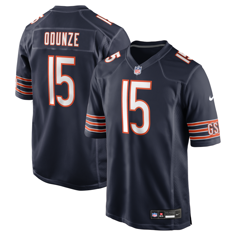 Chicago Bears Rome Odunze Navy jersey – view 1