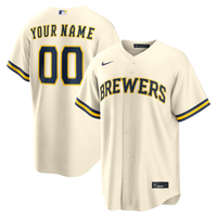 Milwaukee Brewers Cream jersey – view 2