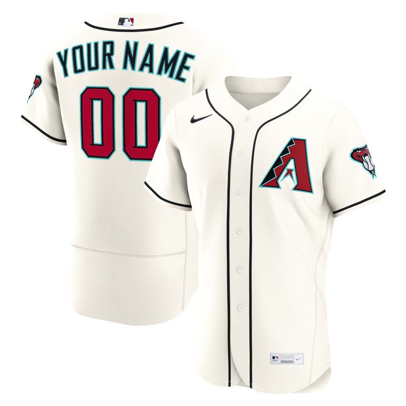 Arizona Diamondbacks Cream jersey – view 1
