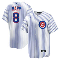 Chicago Cubs Ian Happ White jersey – view 2