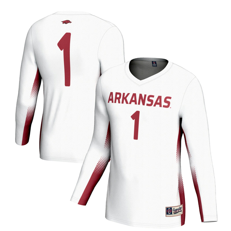 Arkansas Razorbacks White jersey – view 1