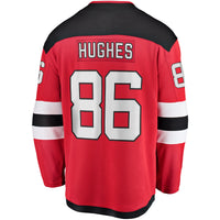 New Jersey Devils Jack Hughes Red jersey – view 4