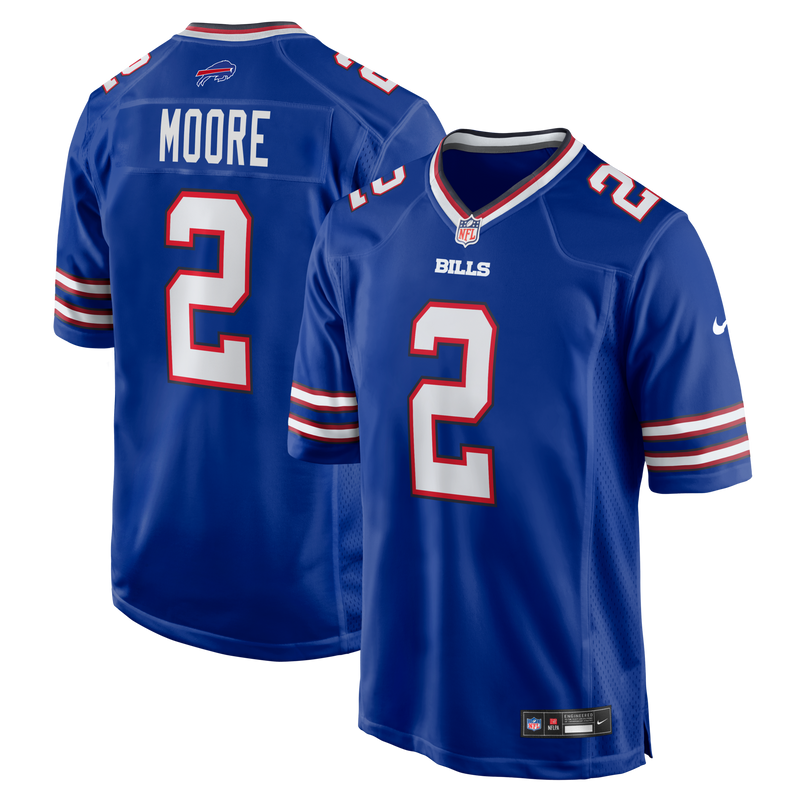 Buffalo Bills D.J. Moore Royal jersey – view 1