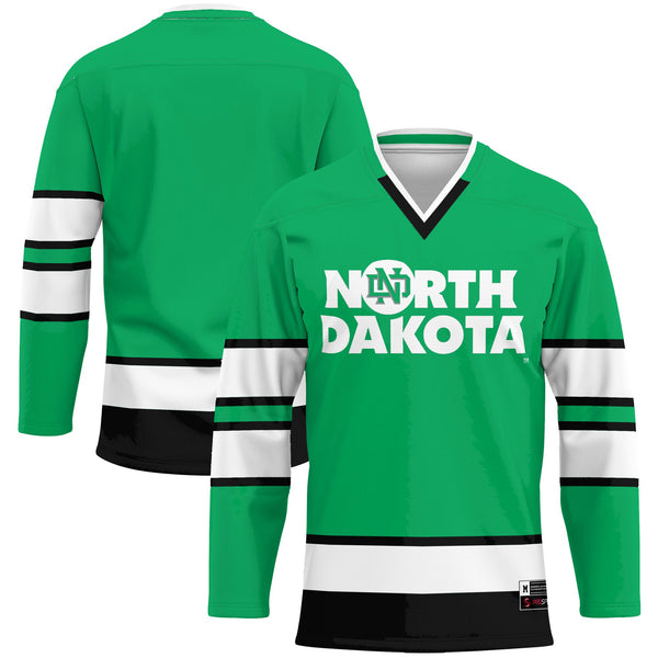 North Dakota GameDay Greats Hockey Jersey - Kelly Green