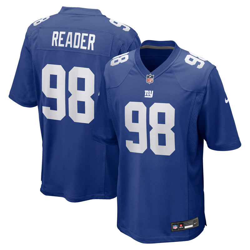 New York Giants D.J. Reader Royal jersey – view 1
