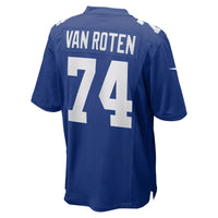 New York Giants Greg Van Roten Royal jersey – view 4