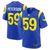 Los Angeles Rams Darryl Peterson Royal jersey – view 2