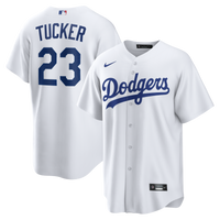 Los Angeles Dodgers Kyle Tucker White jersey – view 2