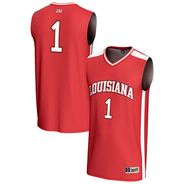 #1 Louisiana Ragin' Cajuns GameDay Greats Lightweight Collegiate Basketball Fashion Jersey - Cardinal