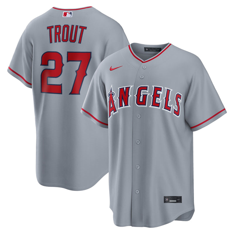 Los Angeles Angels Mike Trout Gray jersey – view 1