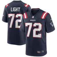 New England Patriots Matt Light Navy jersey – view 1
