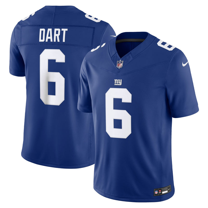 New York Giants Jaxson Dart Royal jersey – view 1