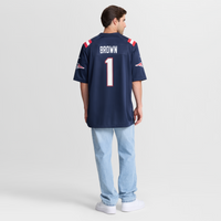 New England Patriots A.J. Brown Navy jersey – view 4