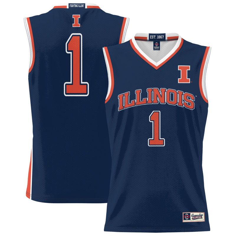 Illinois Fighting Illini Navy jersey – view 1