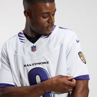 Baltimore Ravens Lamar Jackson White jersey – view 9