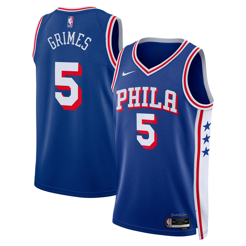 Philadelphia 76ers Quentin Grimes - Royal jersey – view 1