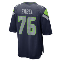 Seattle Seahawks Grey Zabel Navy jersey – view 4