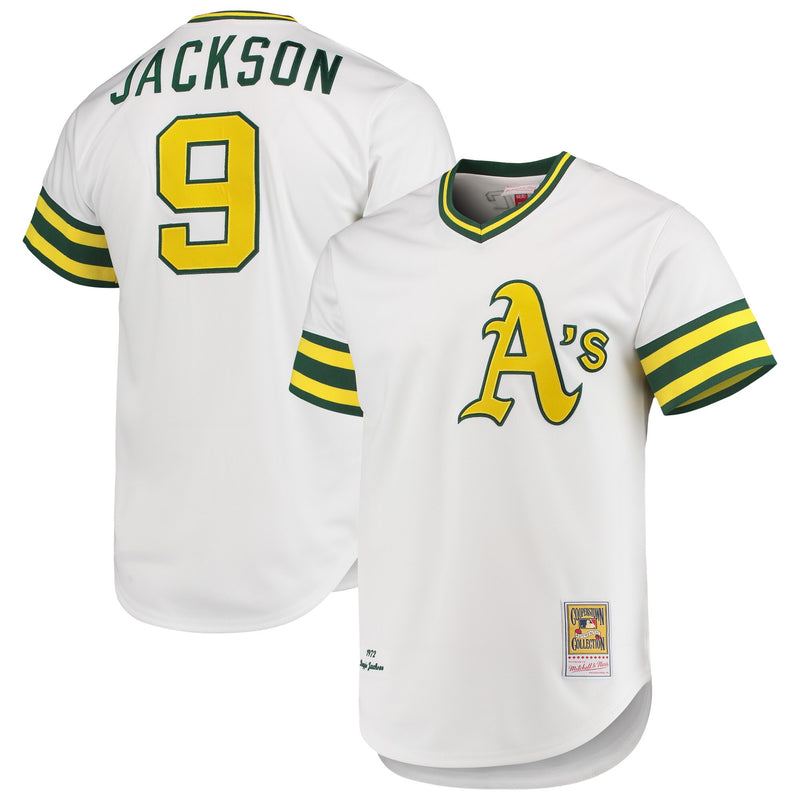 Athletics Reggie Jackson White jersey – view 1