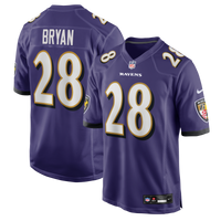 Baltimore Ravens Taven Bryan Purple jersey – view 1