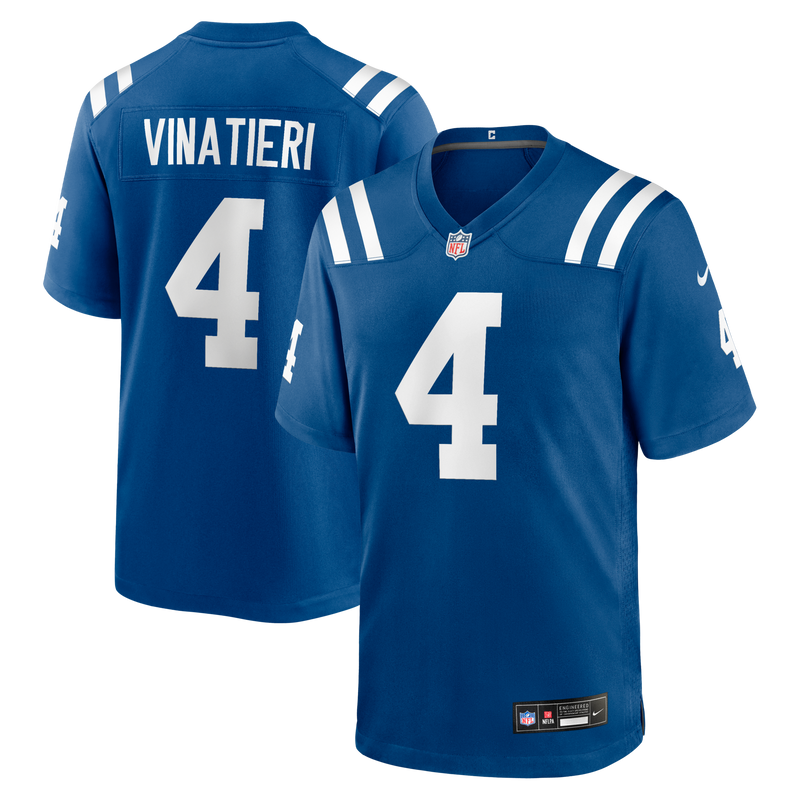 Indianapolis Colts Adam Vinatieri Royal jersey – view 1