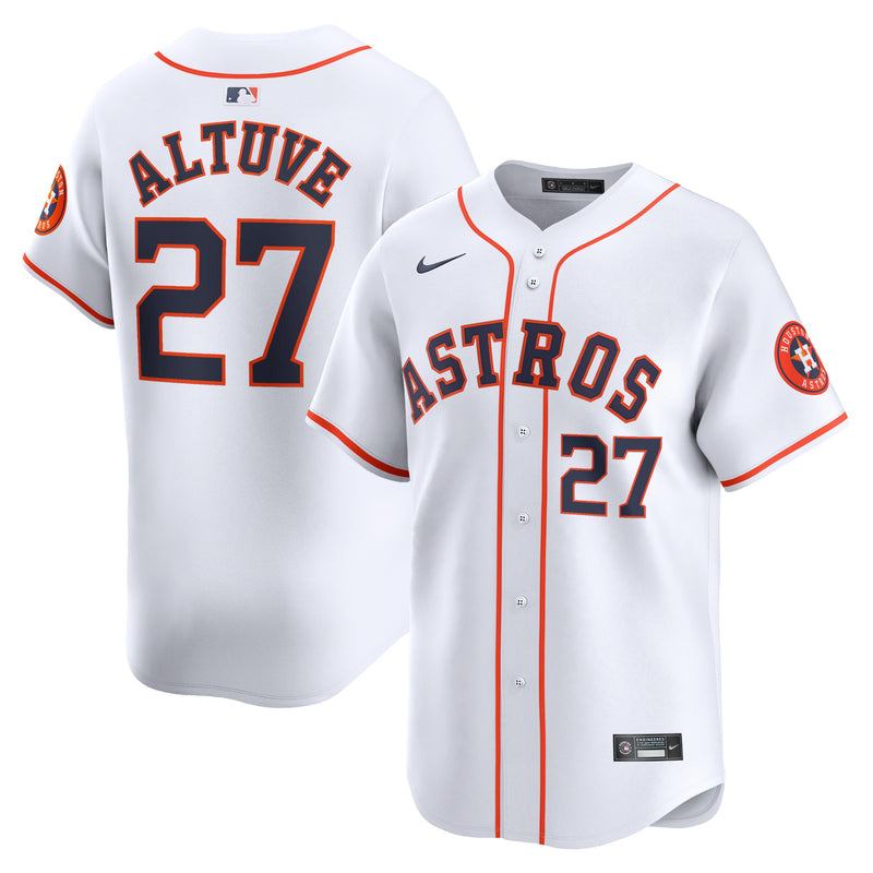 Houston Astros Jose Altuve White jersey – view 1