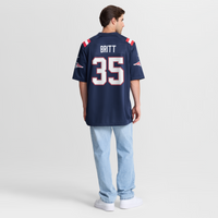 New England Patriots K.J. Britt Navy jersey – view 4