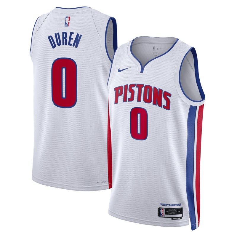 Detroit Pistons White jersey – view 1