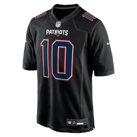 New England Patriots Drake Maye Black jersey – view 3
