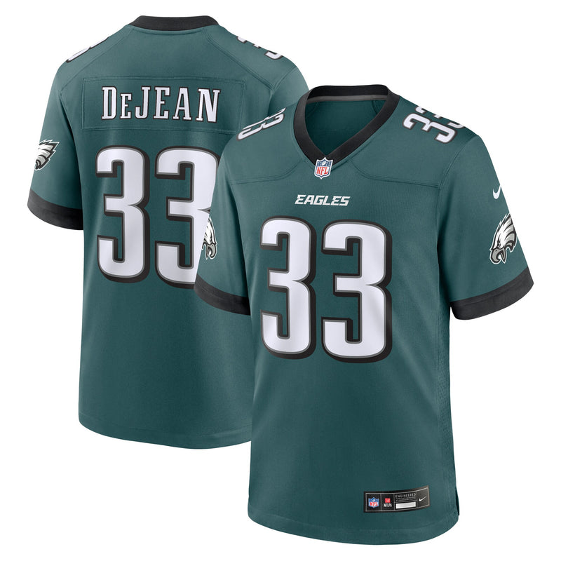 Philadelphia Eagles Cooper DeJean Green jersey – view 1