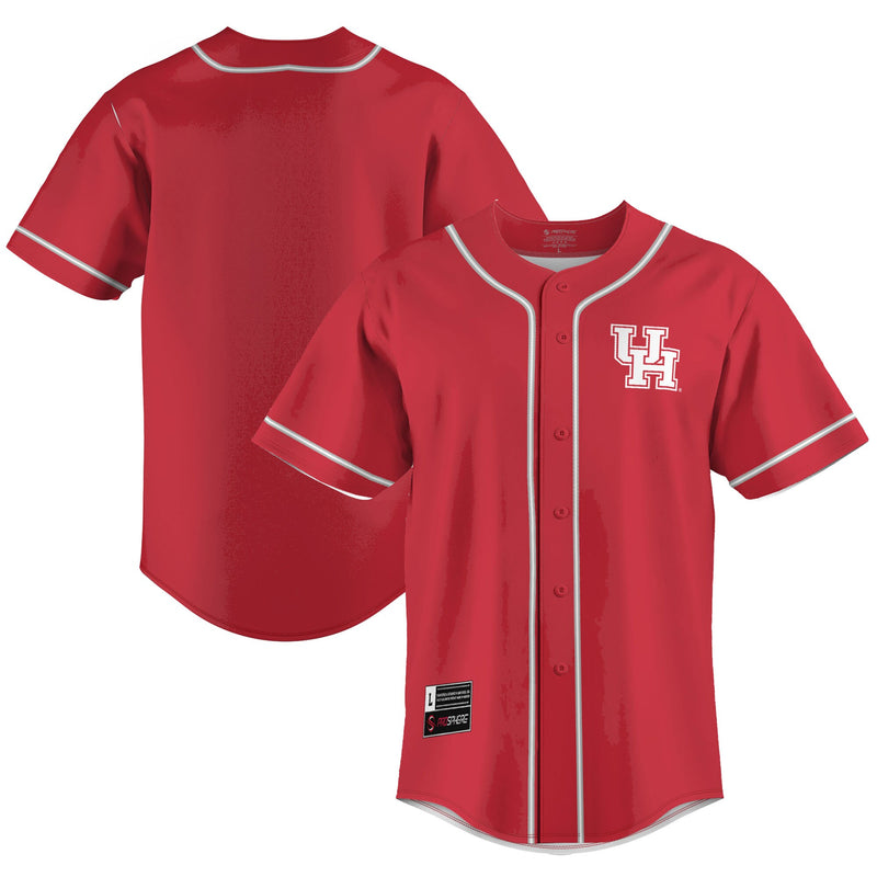 Houston Cougars Lightweight Baseball Red jersey – view 1