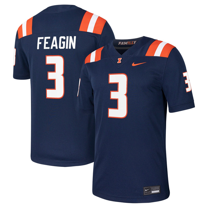 Illinois Fighting Illini Navy jersey – view 1