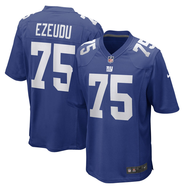 New York Giants Joshua Ezeudu Royal jersey – view 1