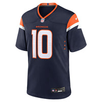Denver Broncos Bo Nix Navy jersey – view 3