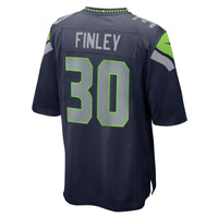 Seattle Seahawks AJ Finley Navy jersey – view 4