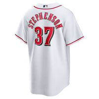 Cincinnati Reds Tyler Stephenson White jersey – view 4