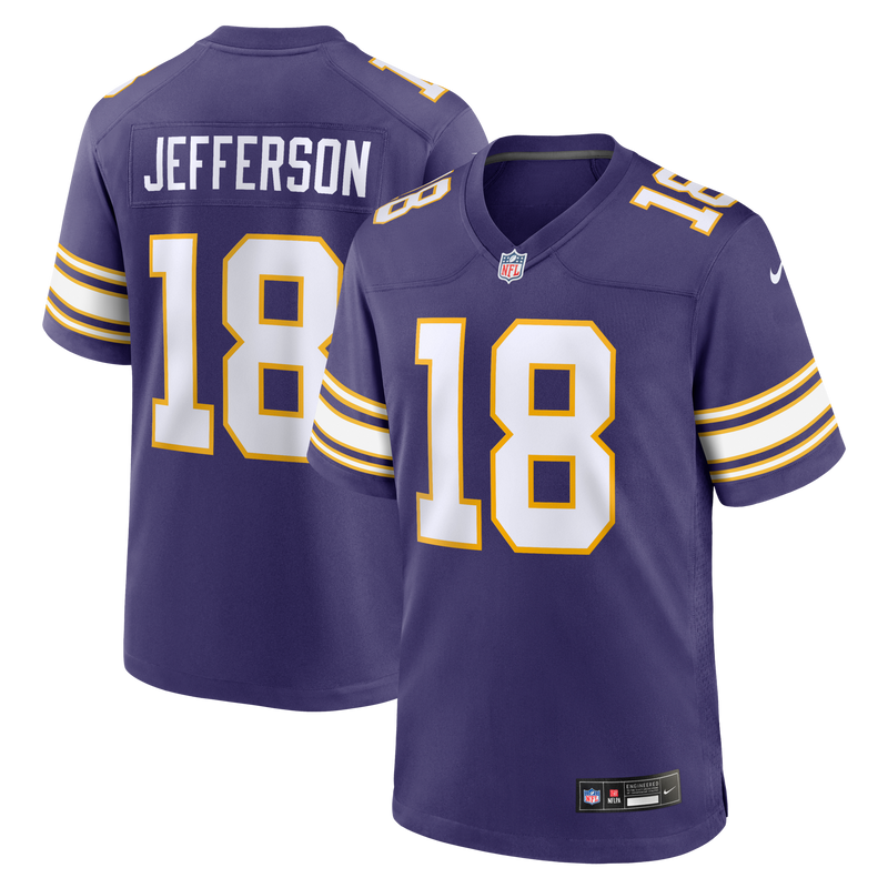 Minnesota Vikings Justin Jefferson Purple jersey – view 1