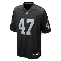 Las Vegas Raiders Alex Ward Black jersey – view 2