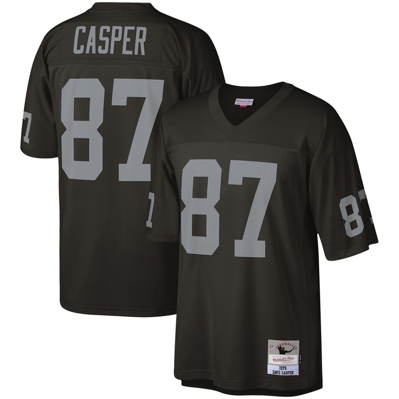 Las Vegas Raiders Dave Casper Black jersey – view 1
