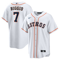 Houston Astros Craig Biggio White jersey – view 2