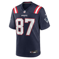 New England Patriots Rob Gronkowski Navy jersey – view 3