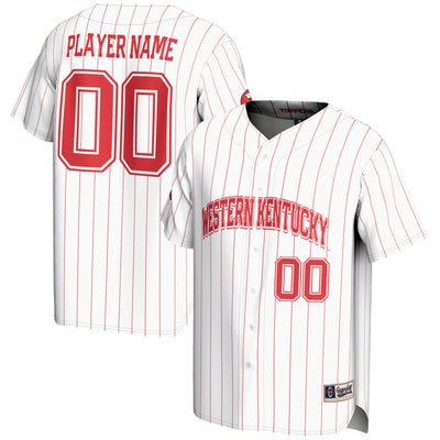 Western Kentucky Hilltoppers GameDay Greats NIL Pick-A-Player Lightweight Baseball Jersey - White