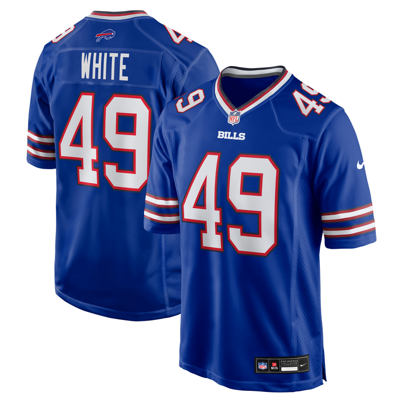 Buffalo Bills DaShaun White Royal jersey – view 1