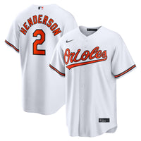 Baltimore Orioles Gunnar Henderson White jersey – view 2