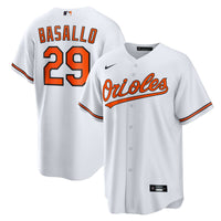 Baltimore Orioles Samuel Basallo White jersey – view 2