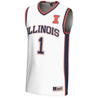 Illinois Fighting Illini Lightweight White jersey – view 3
